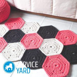 Ковры из шнура своими руками — схемы, их описание