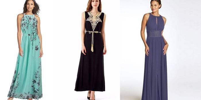 Красиві моделі довгих літніх суконь 2019, фото