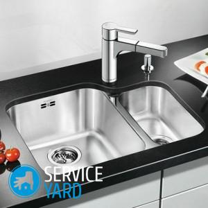 Крепление мойки к столешнице снизу