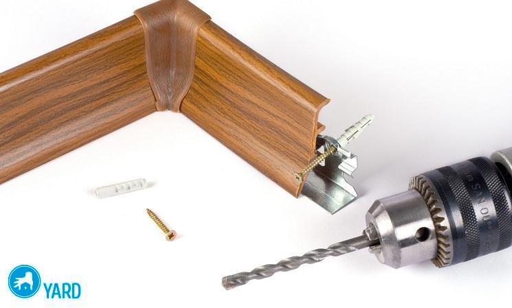 Крепление плинтуса к гипсокартону