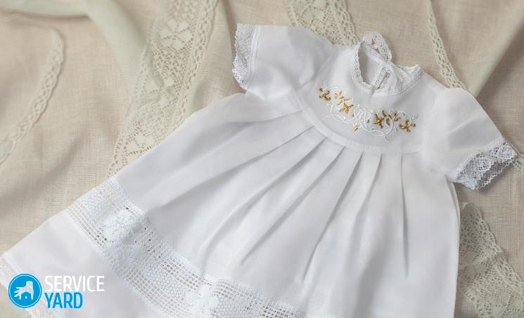 Крестильная рубашка для девочки — сшить своими руками