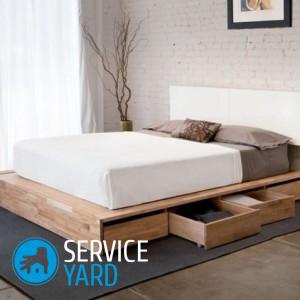 Кровать с ящиками своими руками