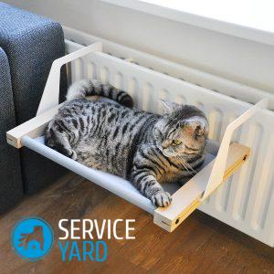 Кроватка для кошки своими руками