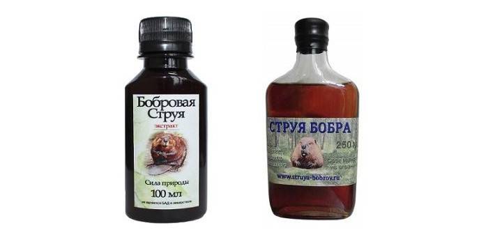 Лікувальні властивості бобрової струменя — показання і інструкція із застосування настойки або екстракту