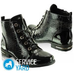 Лаковые ботинки