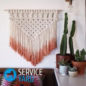 Макраме-панно на стену