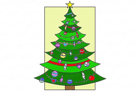 Малюнки олівцем на Новий рік