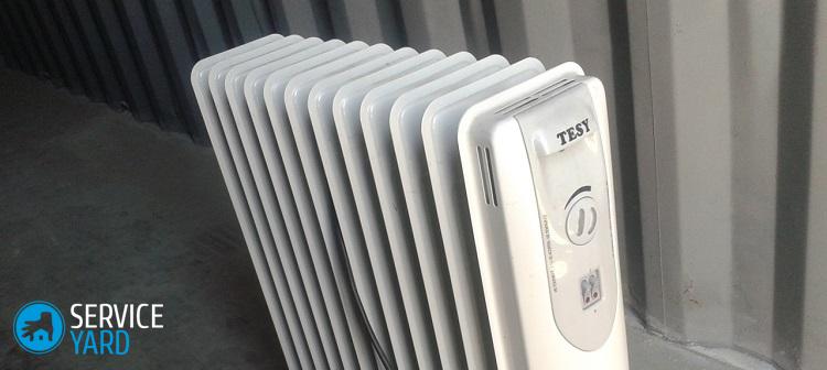 Масляный обогреватель — ремонт своими руками