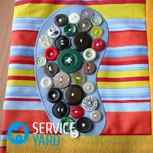 Массажный коврик для детей своими руками