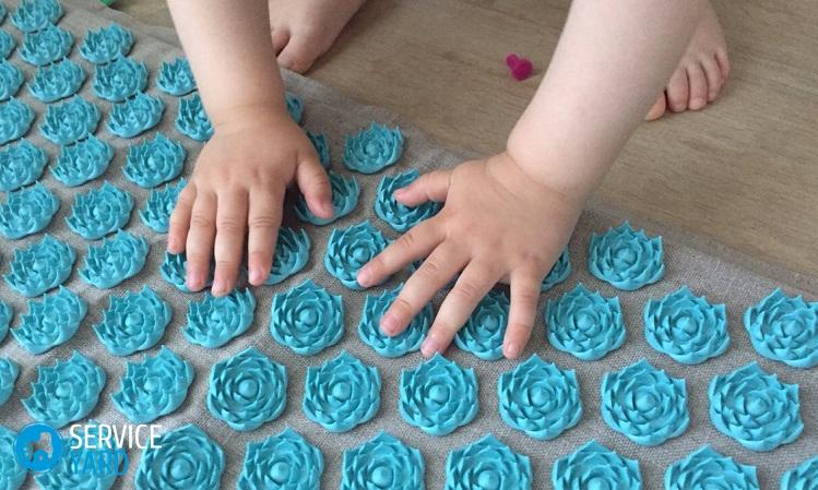 Массажный коврик для детей своими руками