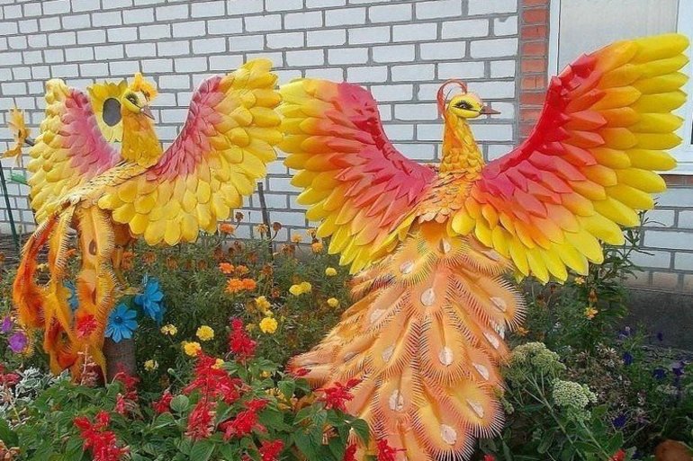 Мастер-класс по изготовлению птицы из пластиковых бутылок Мастер-класс по изготовлению птицы из пластиковых бутылок