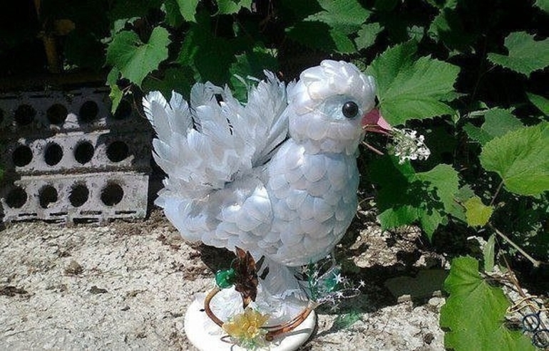 Мастер-класс по изготовлению птицы из пластиковых бутылок Мастер-класс по изготовлению птицы из пластиковых бутылок