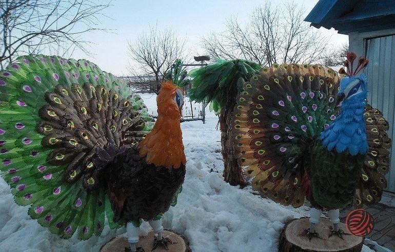 Мастер-класс по изготовлению птицы из пластиковых бутылок Мастер-класс по изготовлению птицы из пластиковых бутылок