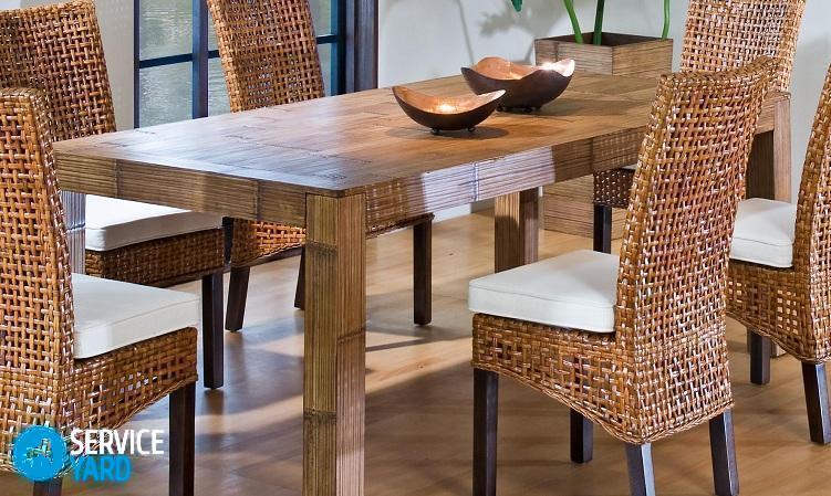 Мебель из искусственного ротанга своими руками