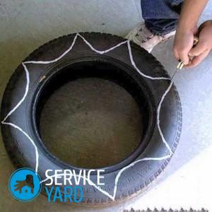 Мебель из шин своими руками