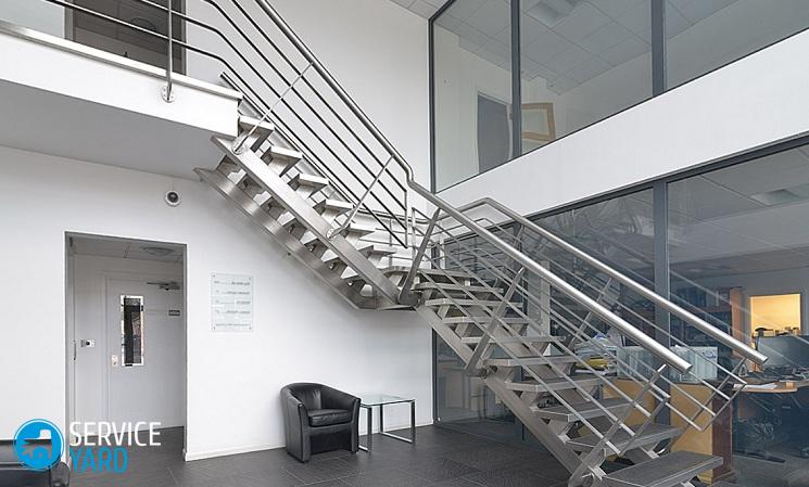 Металлическая лестница своими руками