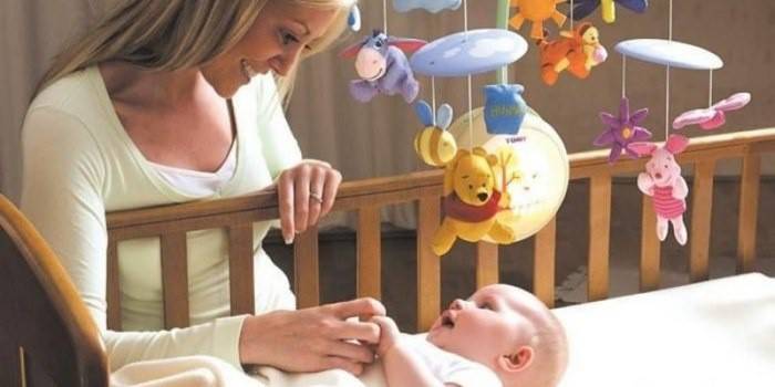 Мобілі на ліжечко для новонароджених