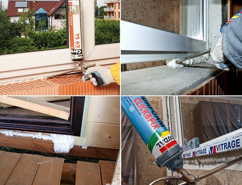 Монтажная пена для заделки щелей и бетонных стен, ее виды