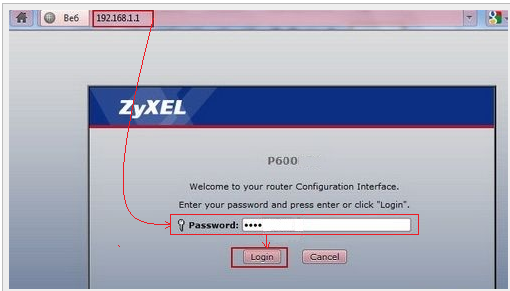Налаштування модему zyxel p600 series