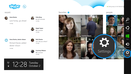 Налаштування Skype Windows 8: покрокова інструкція та відео