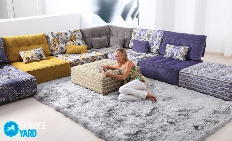 Напольные подушки своими руками