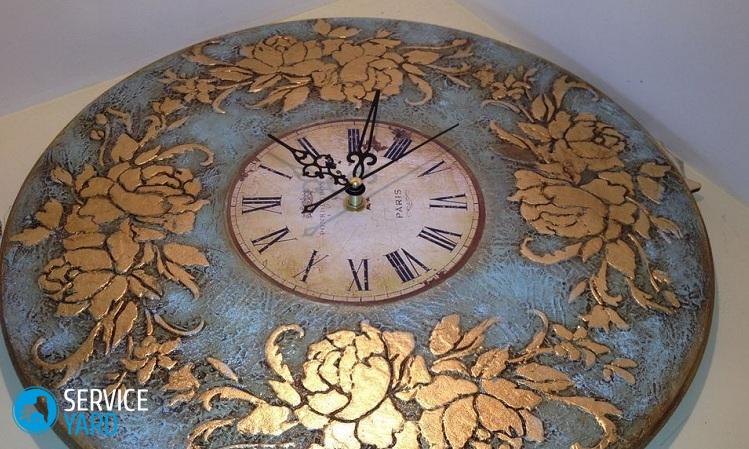 Настенные часы своими руками