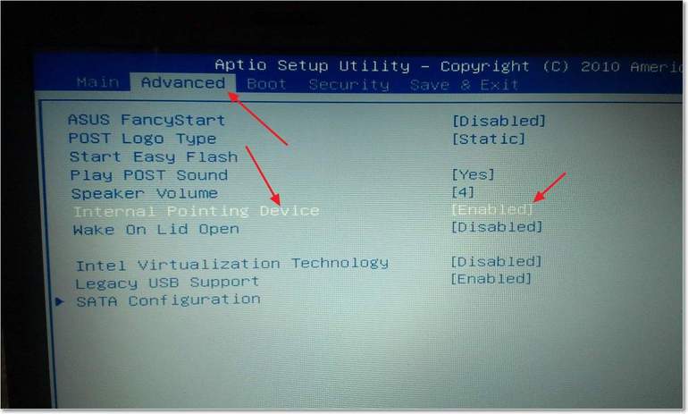 Не работает сенсорная панель тачпад на ноутбуке: что можно сделать Не работает сенсорная панель тачпад на ноутбуке: что можно сделать