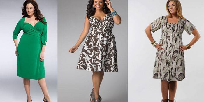 Новинки літніх суконь для повних жінок 2019