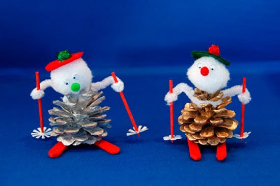 Новорічні вироби з шишок своїми руками. Ідеї з фото Новорічні вироби з шишок своїми руками. Ідеї з фото