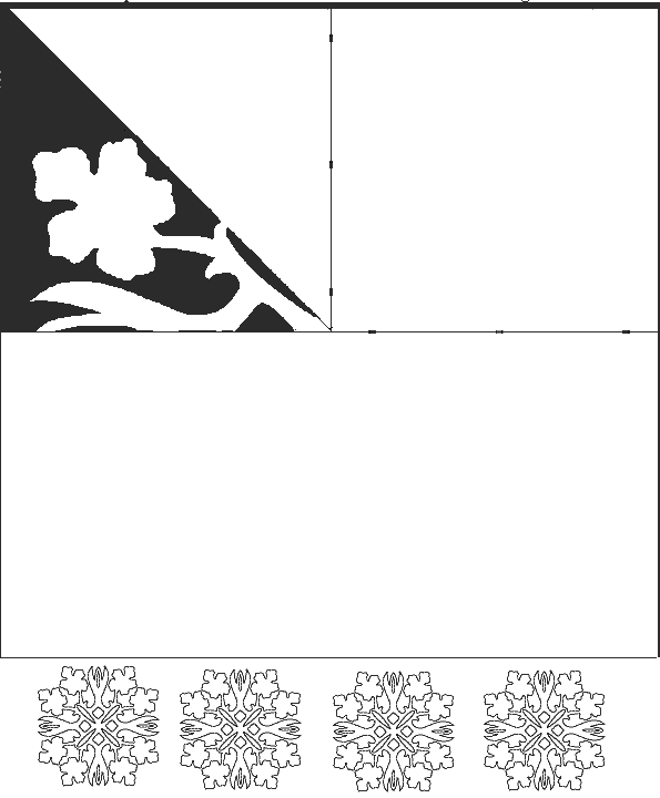 Новорічні витинанки на вікна, нові шаблони для вирізання сніжинок