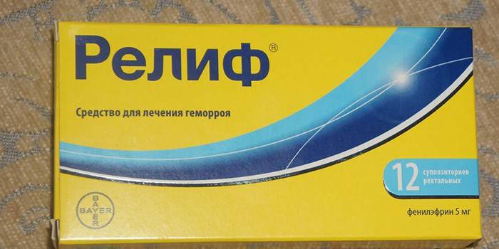 Інструкція із застосування свічок Реліф для лікування геморою — склад, тривалість курсу і аналоги