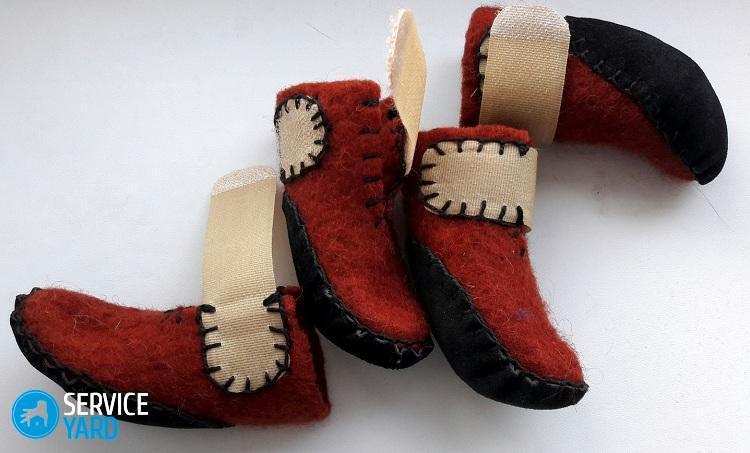 Обувь для собак своими руками — выкройки