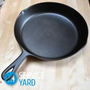 Очистка сковороды от нагара клеем