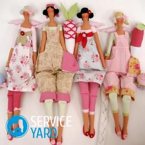 Одежда для кукол Тильда своими руками — выкройки