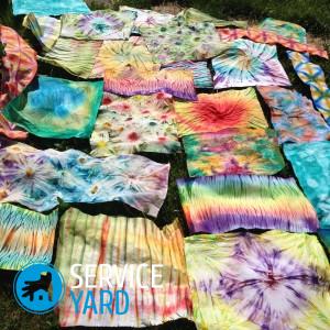 Окраска ткани в домашних условиях