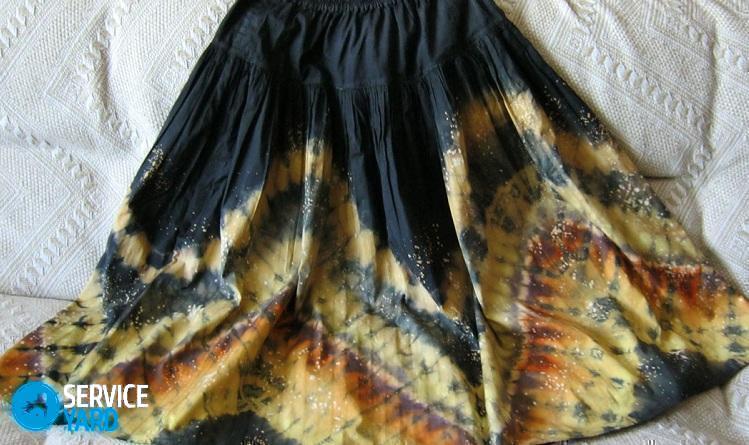 Окраска ткани в домашних условиях