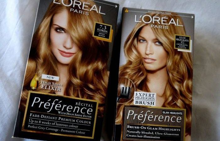 Палітра фарб для волосся Лореаль Преферанс