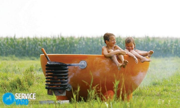 Печка из ванны своими руками