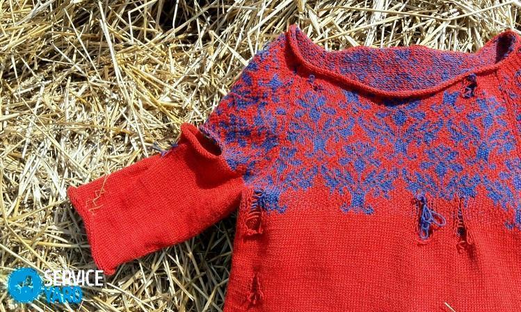Переделать старый свитер своими руками