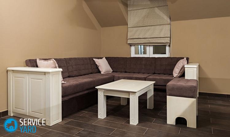 Перетяжка кухонного уголка своими руками