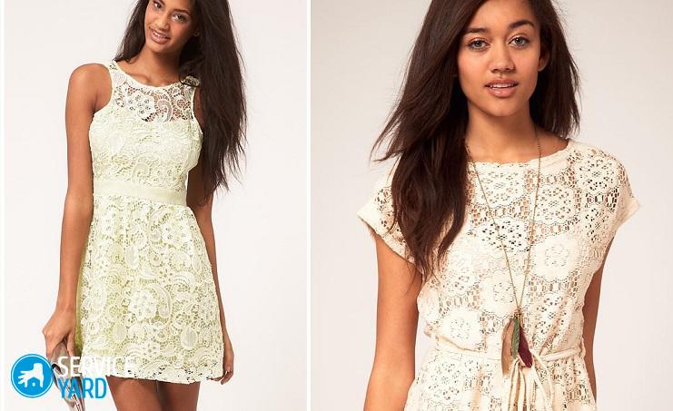 Платье из кружева своими руками