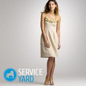 Платье из льна сшить своими руками