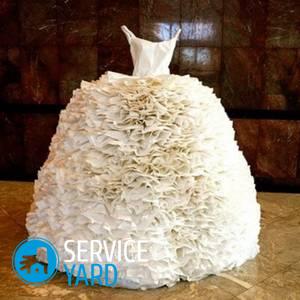 Платье из салфеток своими руками