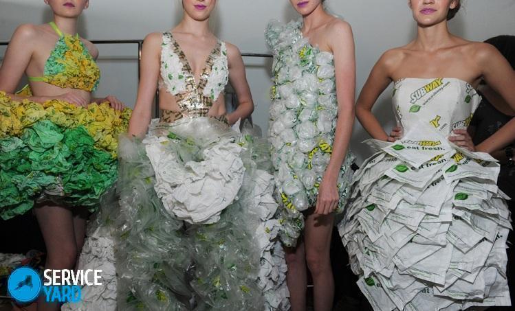 Платье из салфеток своими руками