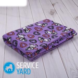 Плед из флиса своими руками