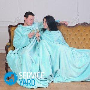 Плед с рукавами своими руками — выкройки