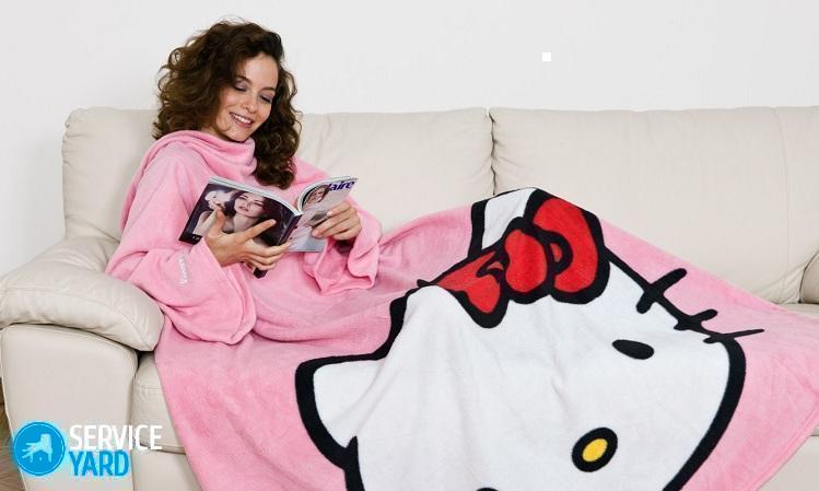 Плед с рукавами своими руками — выкройки