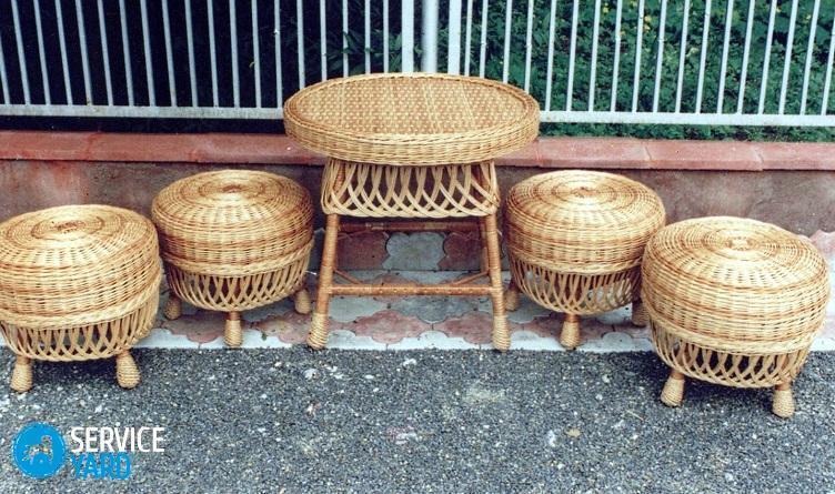 Плетеная мебель своими руками