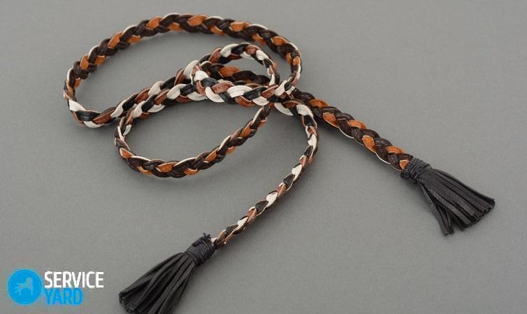 Плетение из кожи своими руками