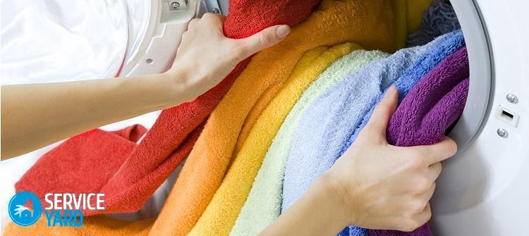 Почему полотенца после стирки в автомате жесткие?
